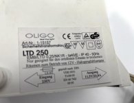 OLIGO LTD 250 AC Adaptor 12V 250VA-II.jpg
