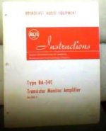 RCA instr. Man Transistor Monitor Amplifier BA-34C.jpeg