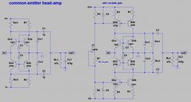 common-emitter head amp with gain-set - principle.PNG