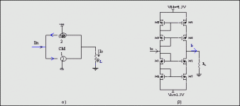 Current amplifier based on symmetrical cascode current mirrors.gif