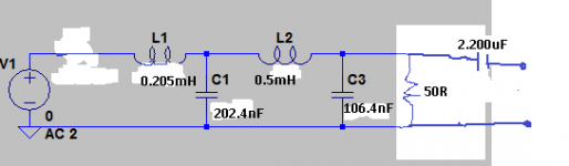 merlinLC direct Amanero 50 ohms characteristic impedance parallel cap dc block cap.png