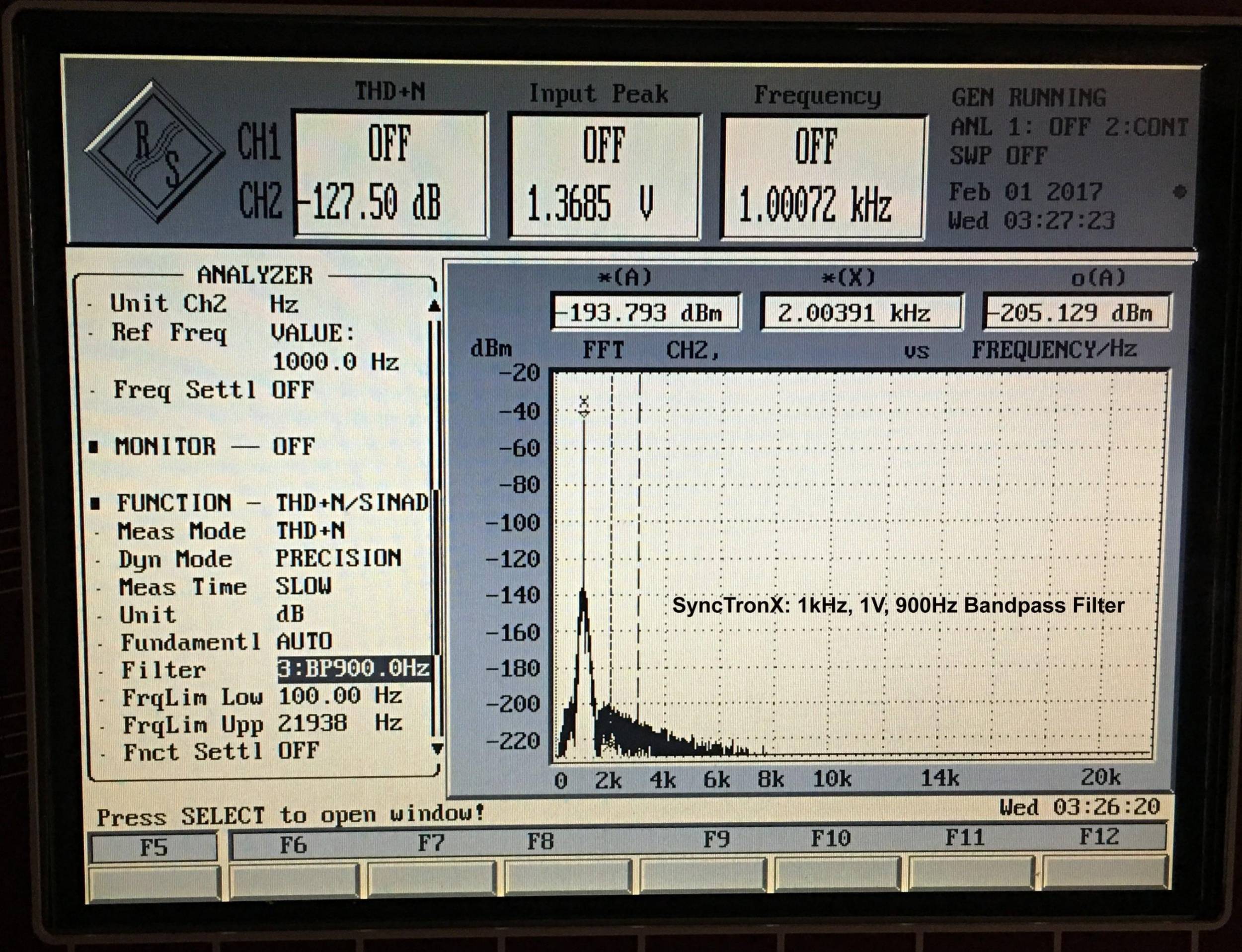 FFT_900Hz_BandPassFilter