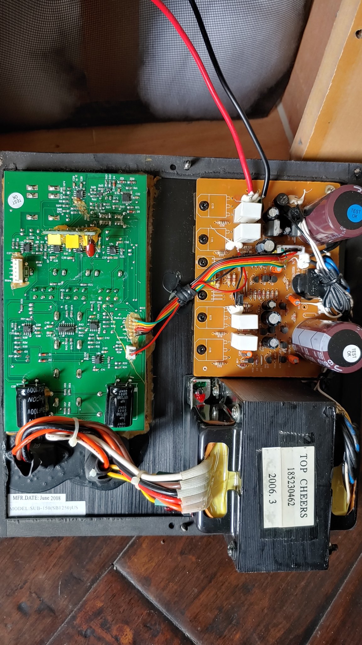 Subwoofer plate best sale amp