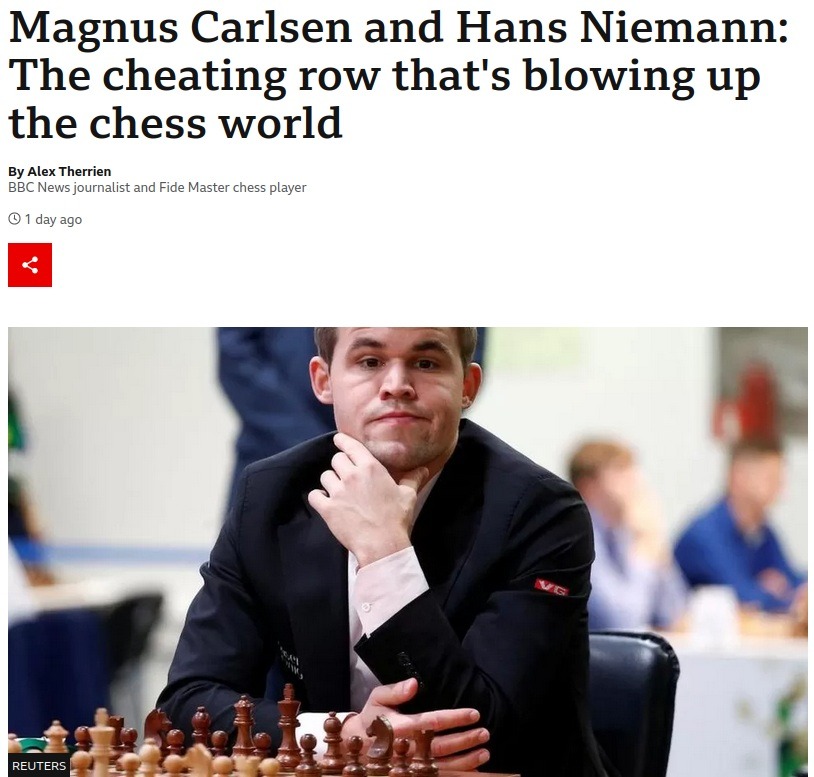 Magnus Carlsen and Hans Niemann: The cheating row that's blowing up the  chess world