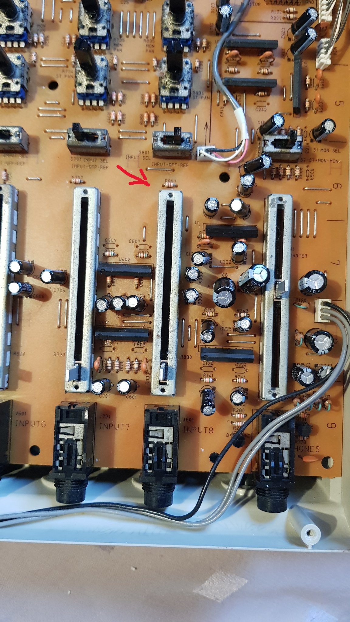 Fostex DMT-8VL Mixer Channel dead? | diyAudio
