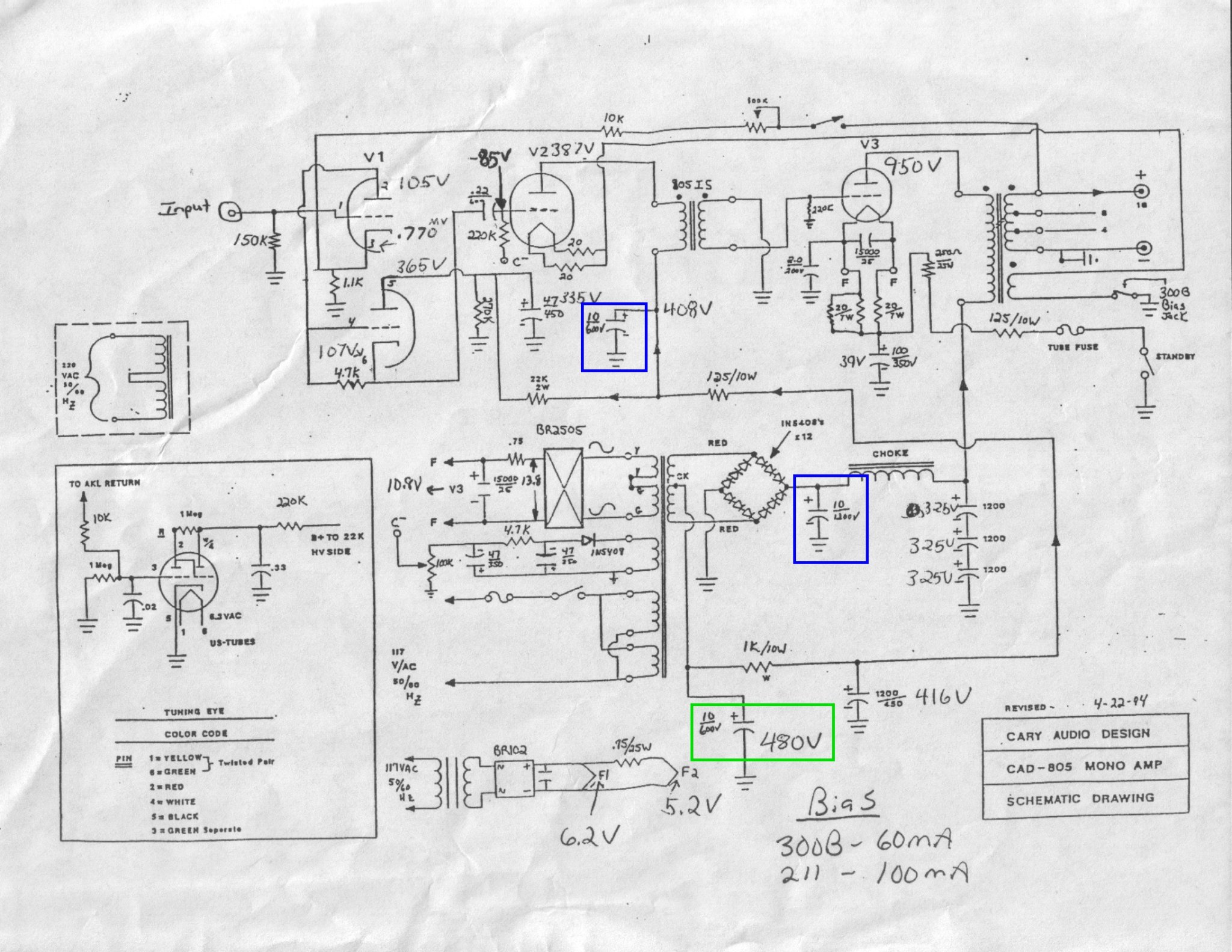 805 PS SCHEMATIC 4-22-94 22uF caps.jpg
