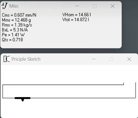 AJHorn sim speaker B - include damping line + port - drawing +  parameters.png