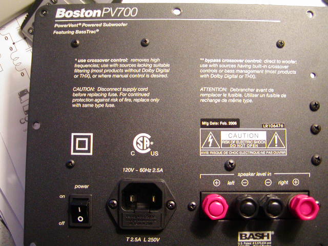 Boston acoustics sales pv700