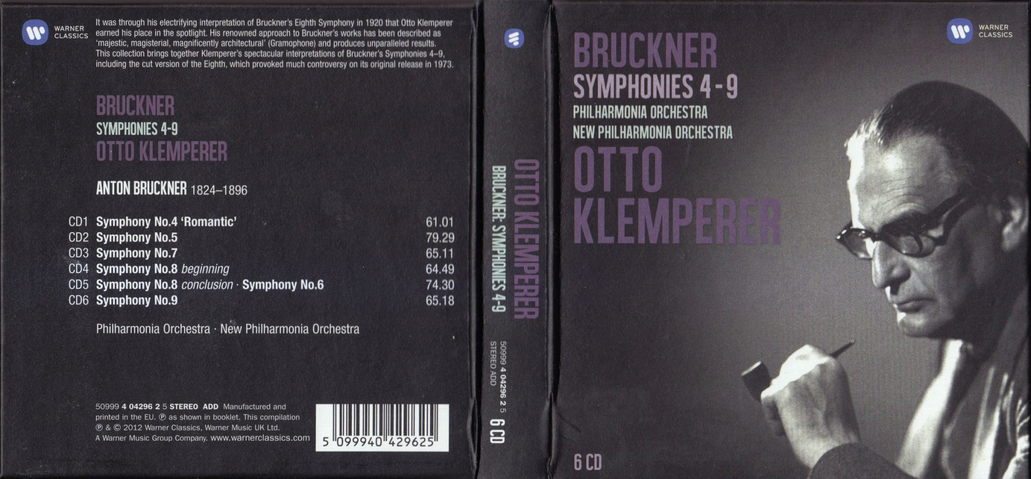 Box - Otto Klemperer, New Philharmonia Orchestra - Bruckner - Symphonies 4-9.jpg