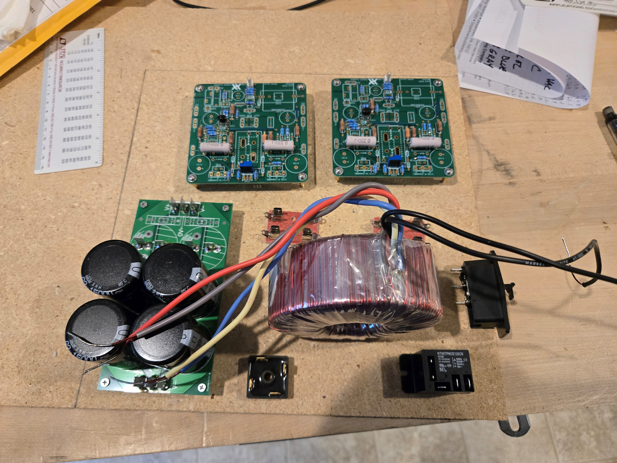 Breadboard with transformer vertically oriented.jpg