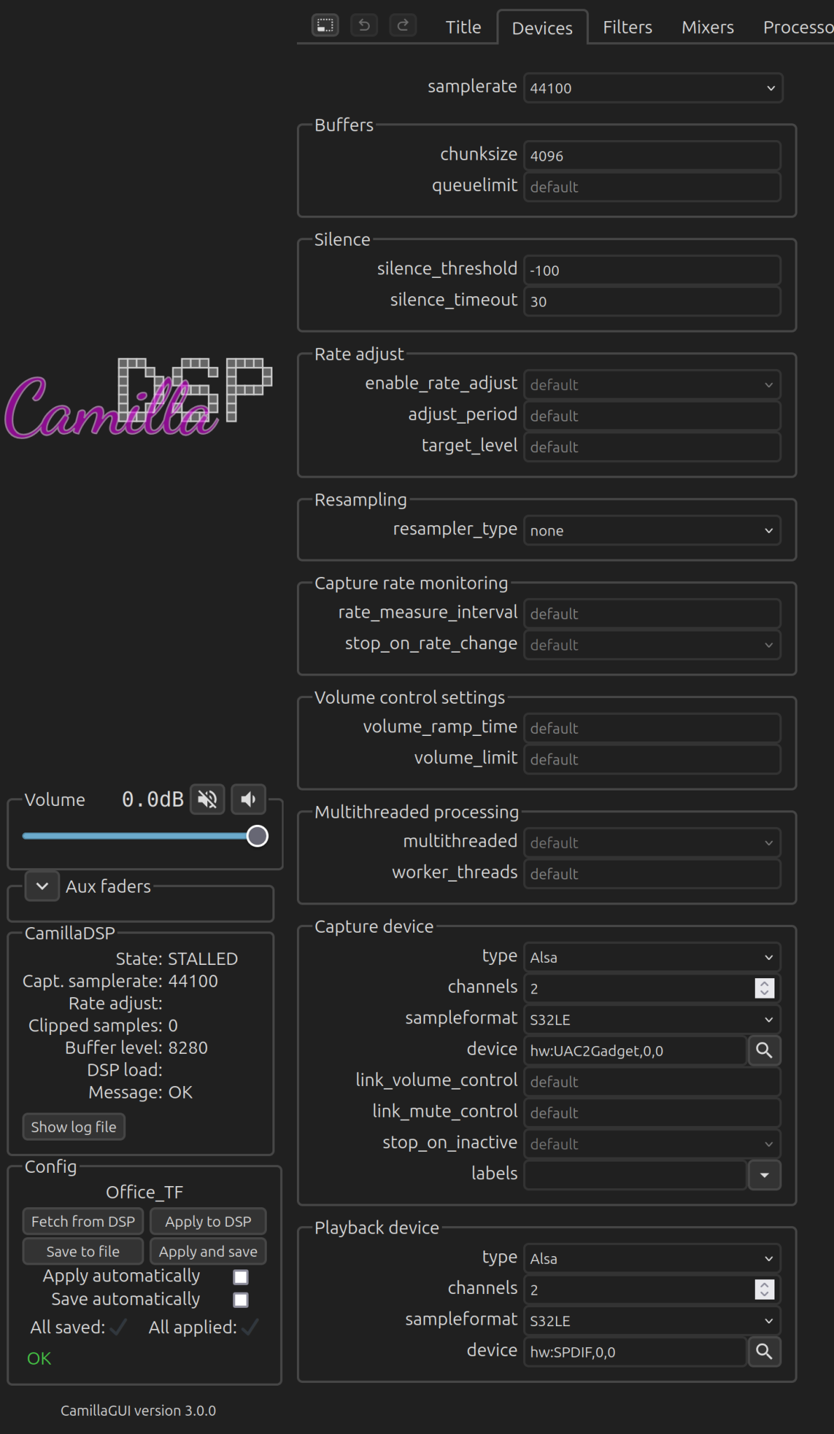 CamillaDSP Configuration Screenshot.png