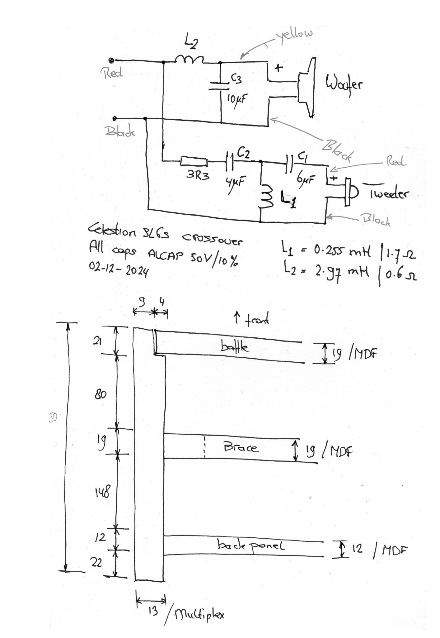 Celestion SL6s xover & cabinet sketch.jpg