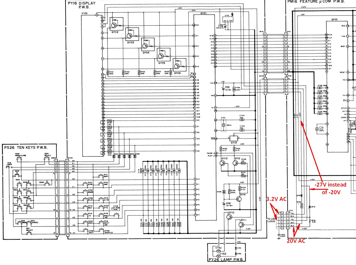 Marantz CD-95 Display Problem | diyAudio
