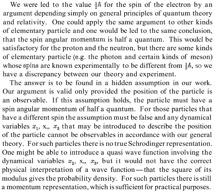 Dirac p277 Principles of QM Spin.png