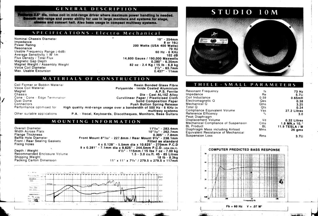 Fane studio best sale 10m
