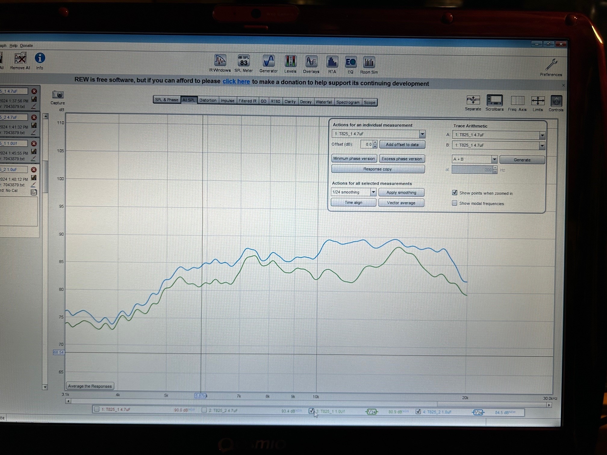 Fostex T825 1.0uf comparison.jpg