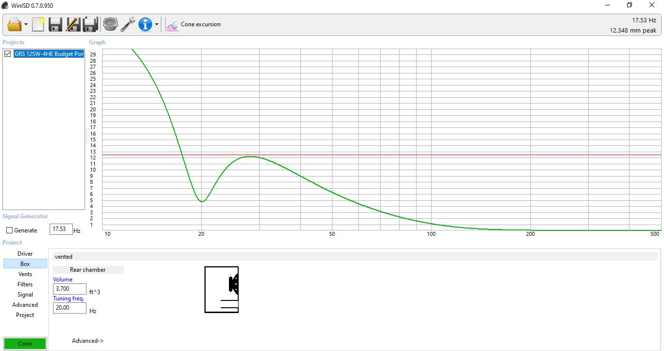 GRS12_BudgetPorted_20hz_ConeExcursion.jpg