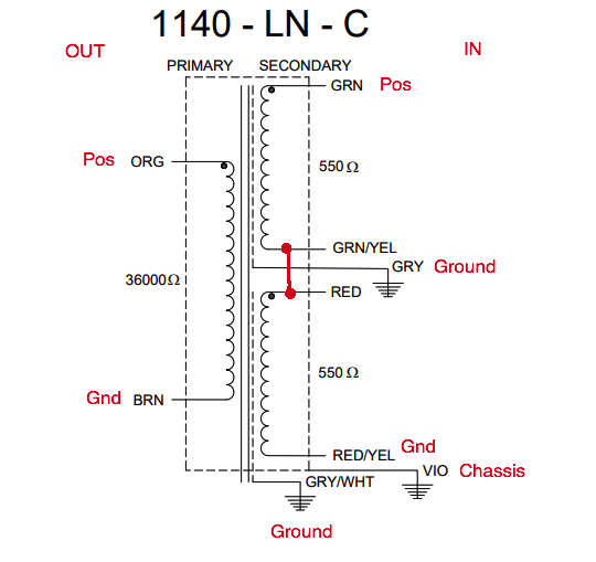 Hammond 1140-LN-C hookup.png