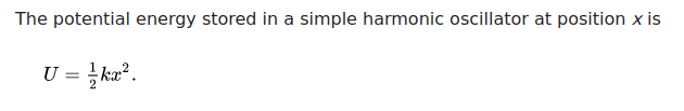 Harmonic Oscillator Potential Energy.png