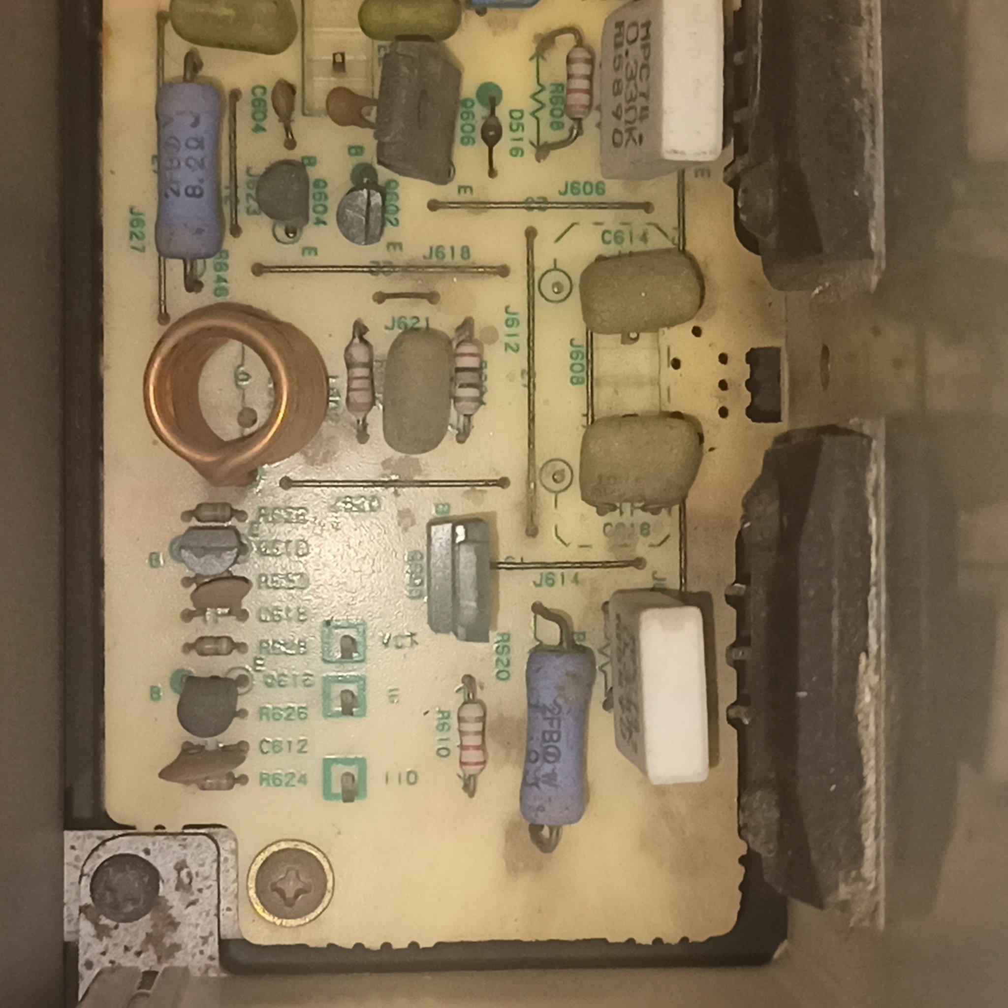 1988 Onkyo Integra 817xd recap and single channel crackling repair