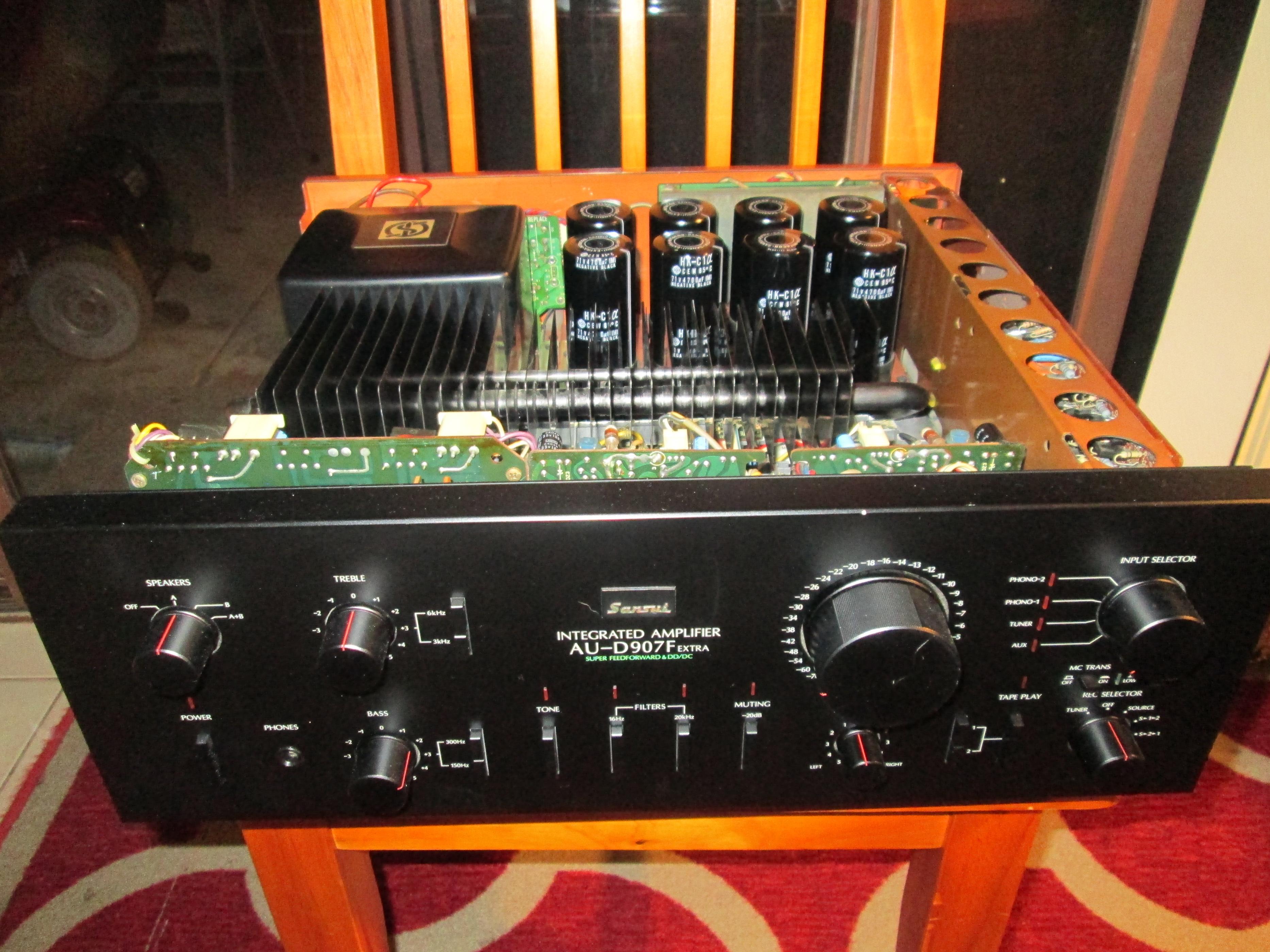 What caps should I order for Sansui D907F Extra?? | diyAudio What caps should I order for Sansui D907F Extra?? | diyAudio