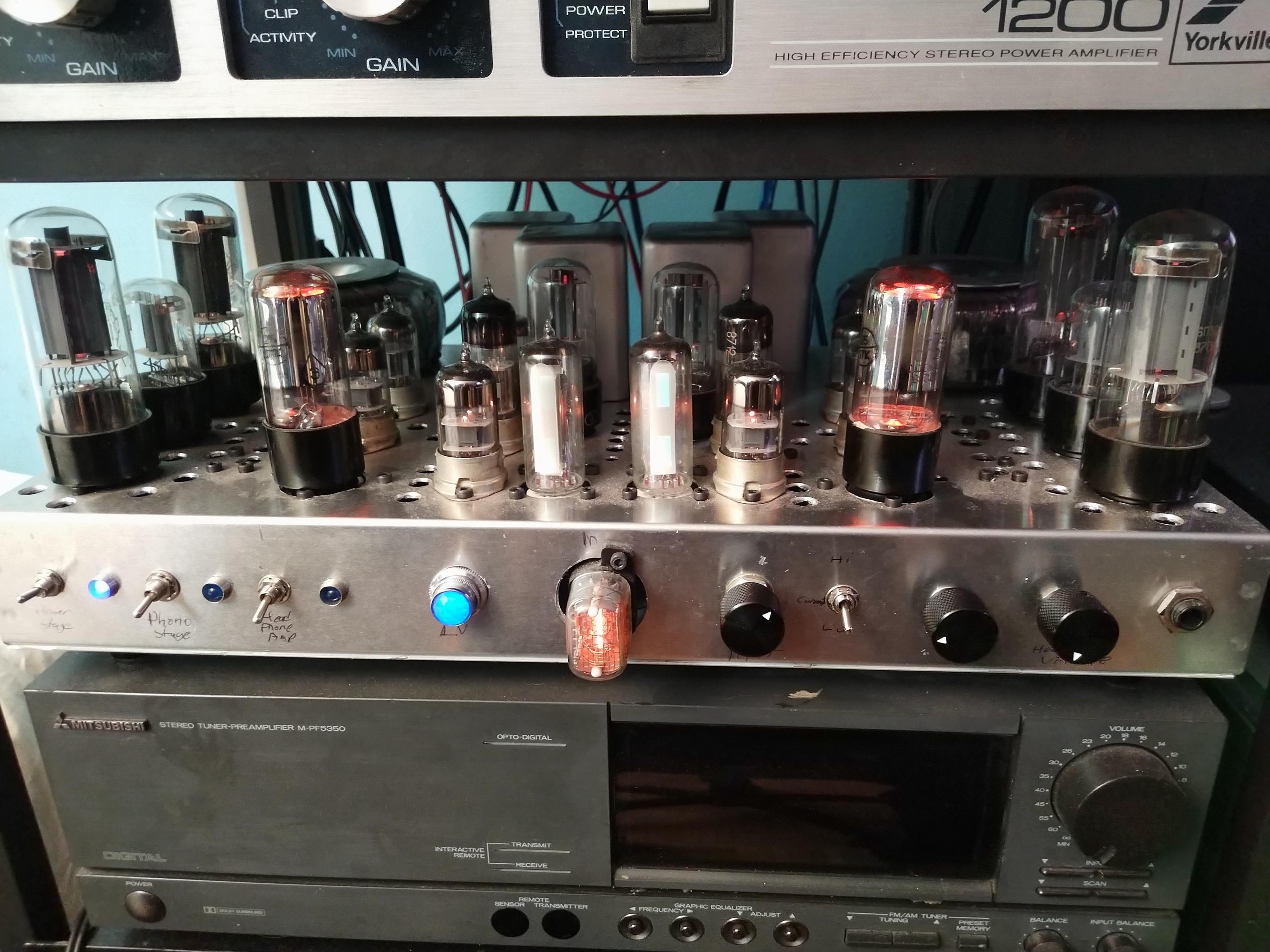 Kanged switching power supply for a tube amp.