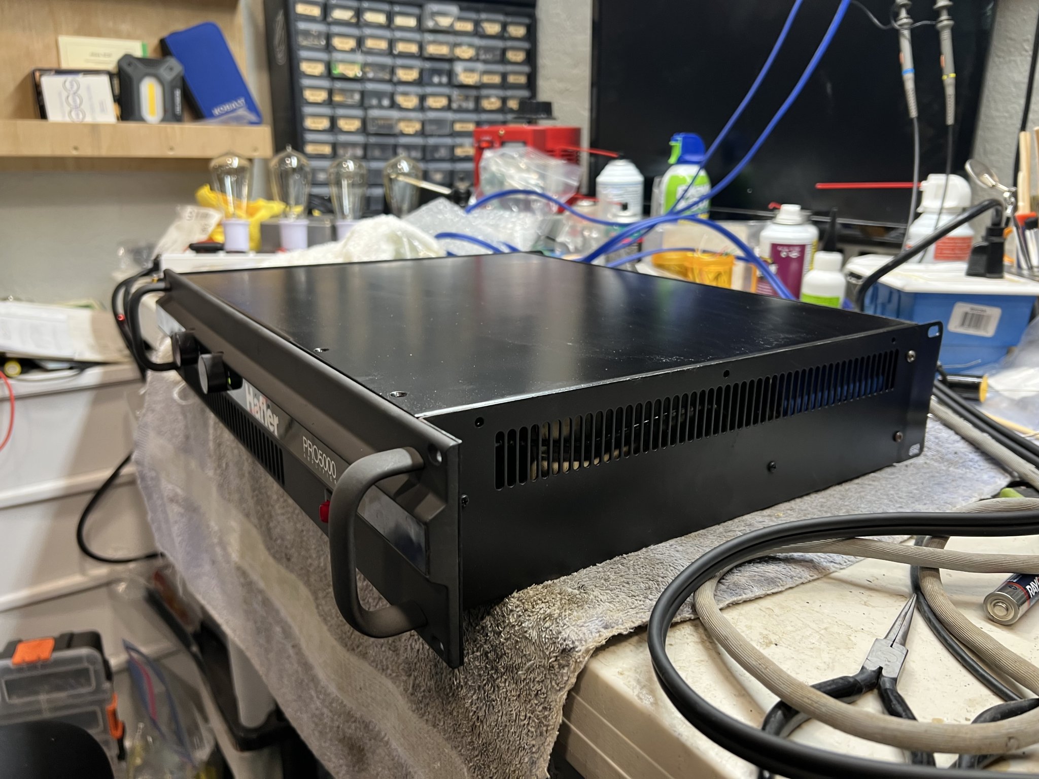 Looking for help bias/idle current draw on Hafler lateral mosfet