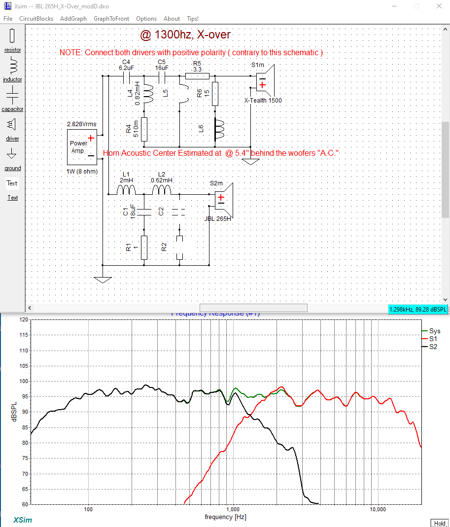 JBL265H + X-Stealth_Crossover_components_.png
