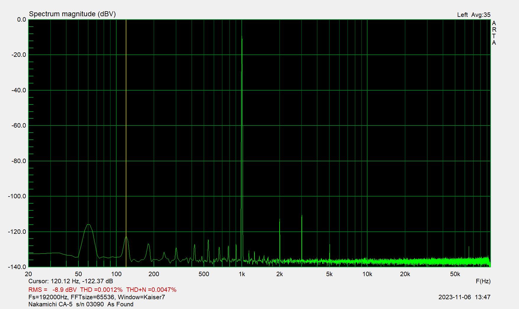 L THD 1V Aux in   As found.jpg