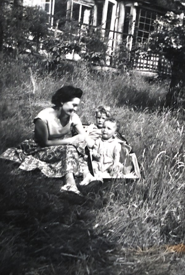 Mum with Fiffer and Stevie in Stratford upon Avon.jpg