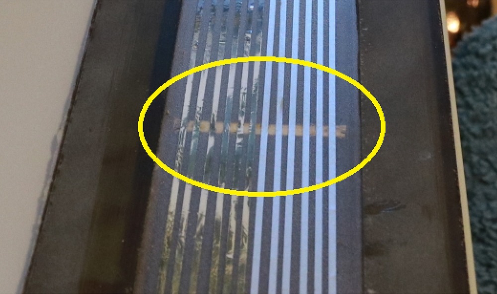 Mylar comming off the tape below.jpg