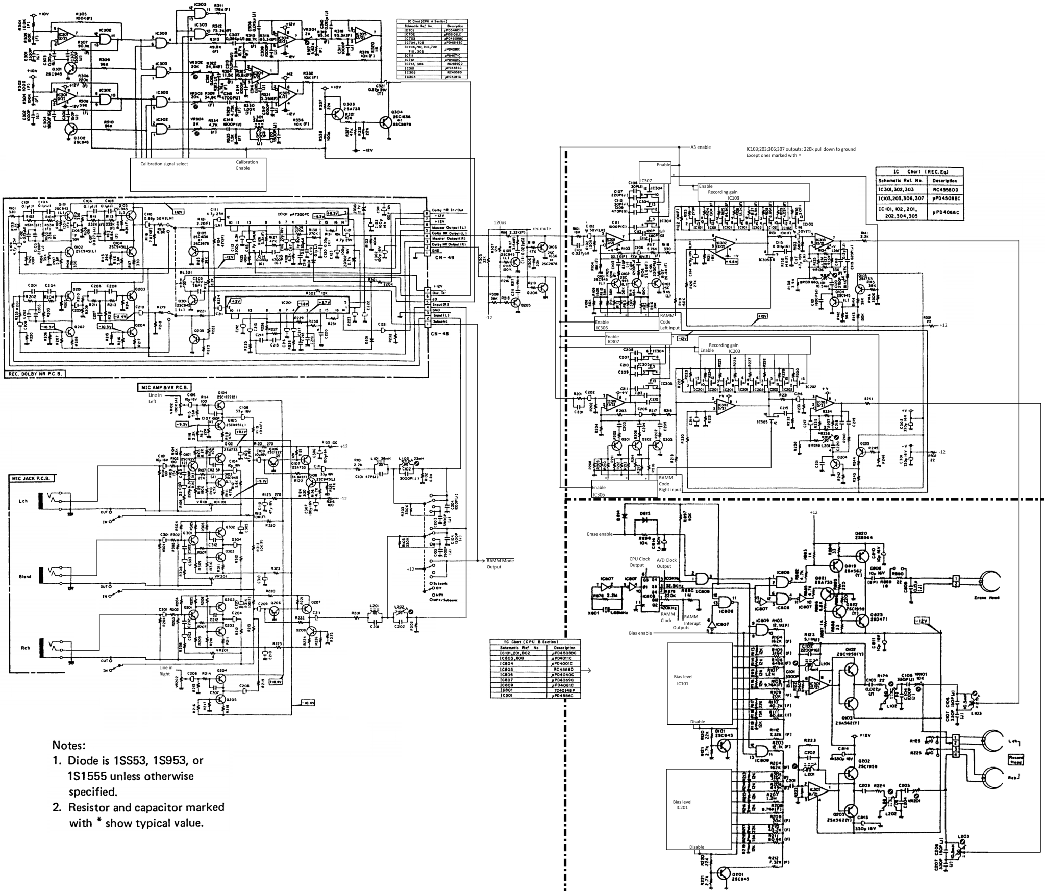 Nakamichi 1000ZXL recording chain.png