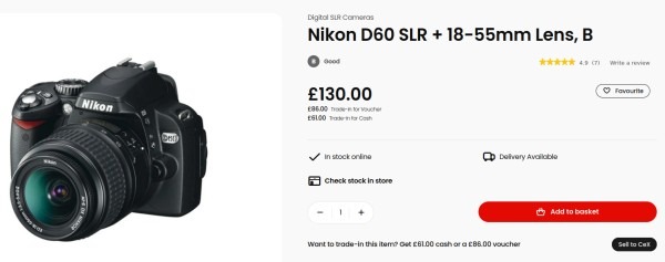 Nikon D60 SLR plus 18-55mm Lens.jpg