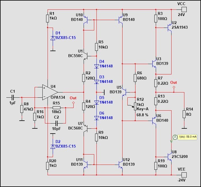 OPA134 2SC5200 opamp in input.jpg