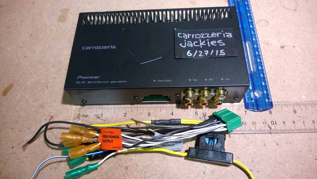 Carrozzeria DEH-P01 6 channel amp | diyAudio