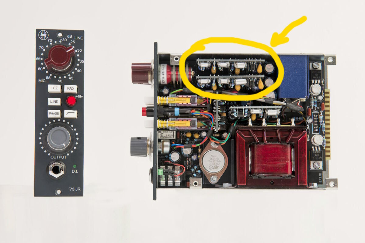 Heritage Audio Pre 73 JR 500 Microphone Preamp broken Heritage Audio Pre 73 JR 500 Microphone Preamp broken