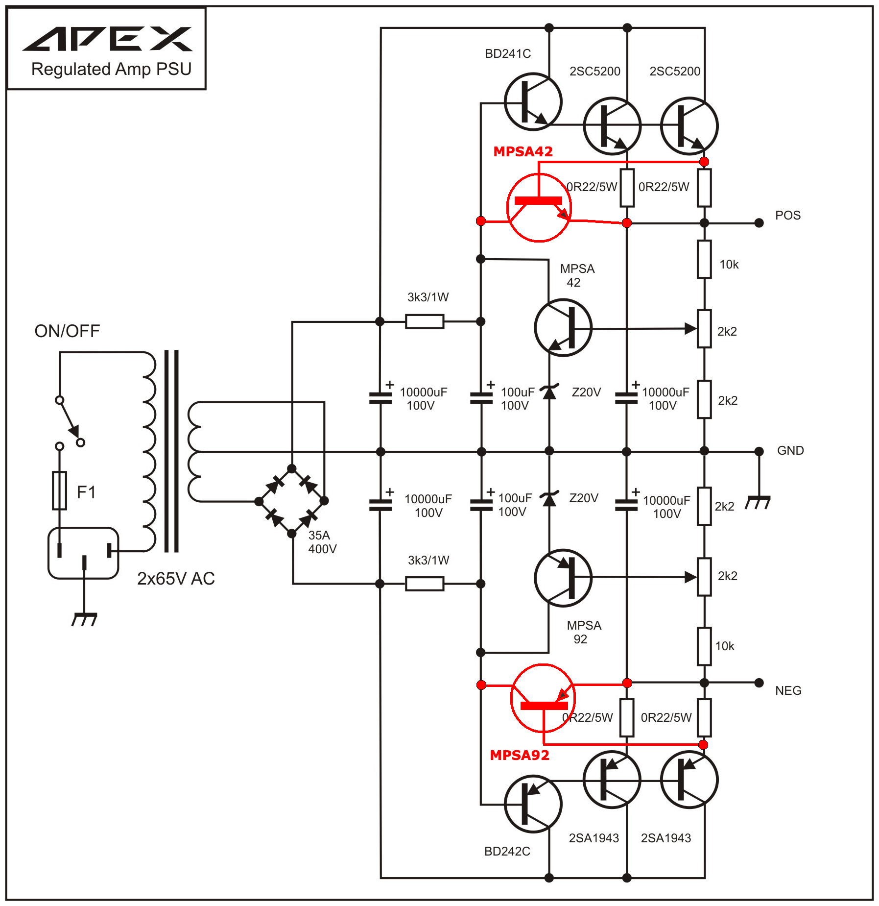 Schematic APEX REGULATED PSU with Overload Short Circuit Protection.png