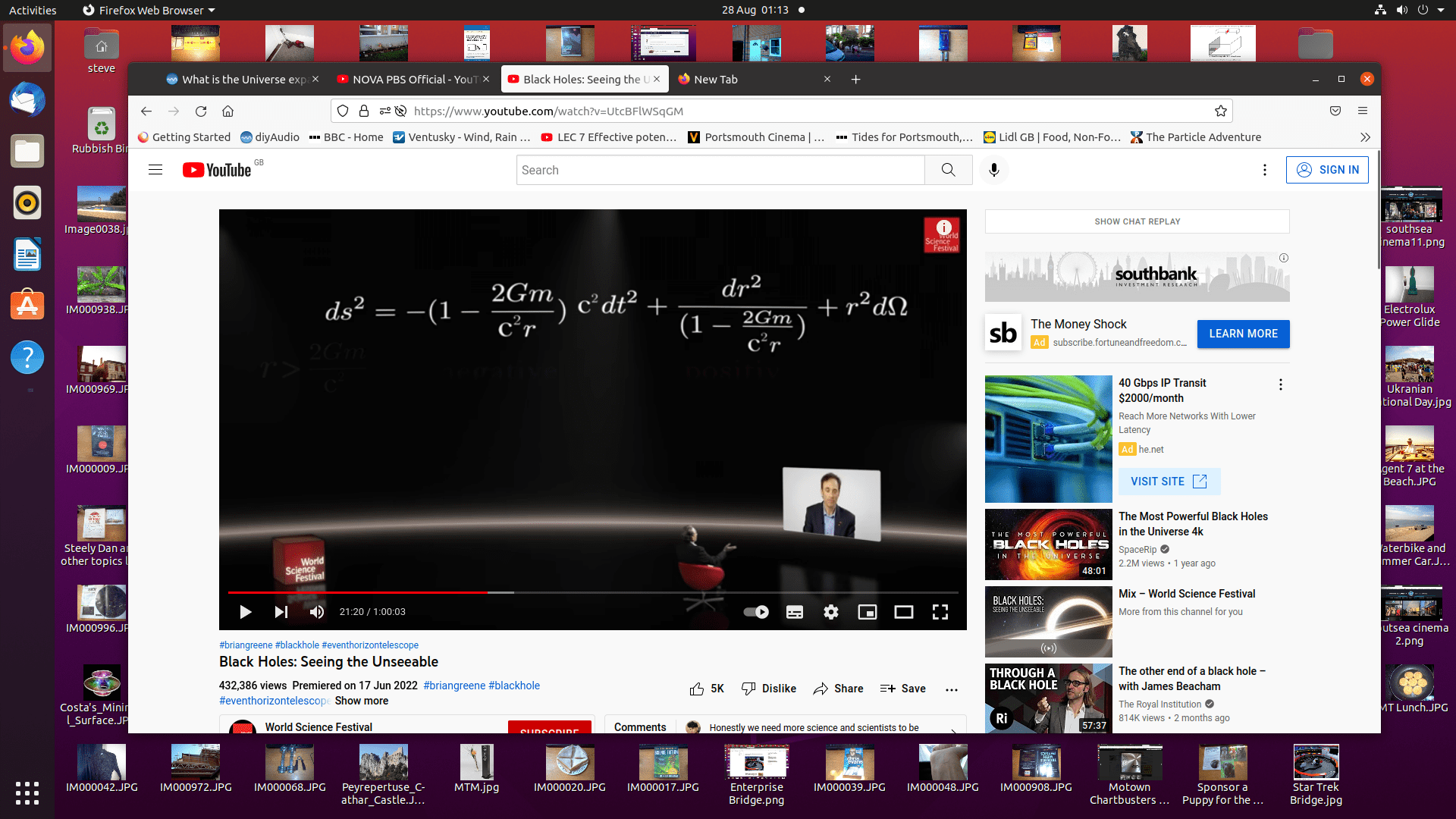 Schwarzchild solution for Black Holes.png
