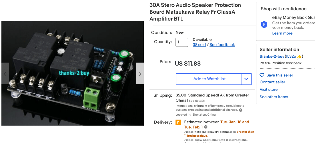 Screenshot 2021-12-30 at 10-49-39 30A Stero Audio Speaker Protection Board Matsukawa Relay Fr ...png