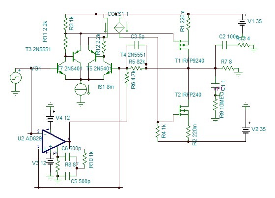 SIMPLE ERROR CORRECTED MOSFET AMP.JPG