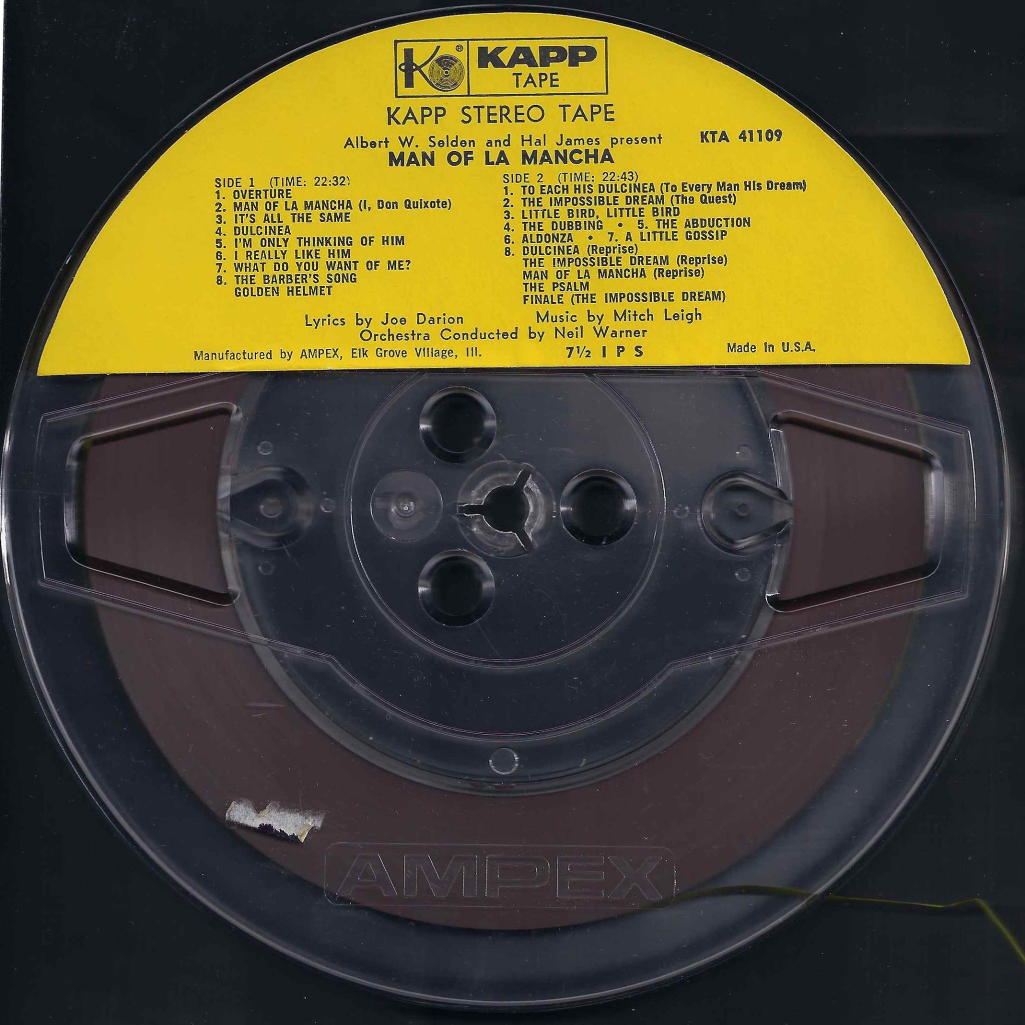 tape - Man Of La Mancha - Original Cast-R2R.jpg