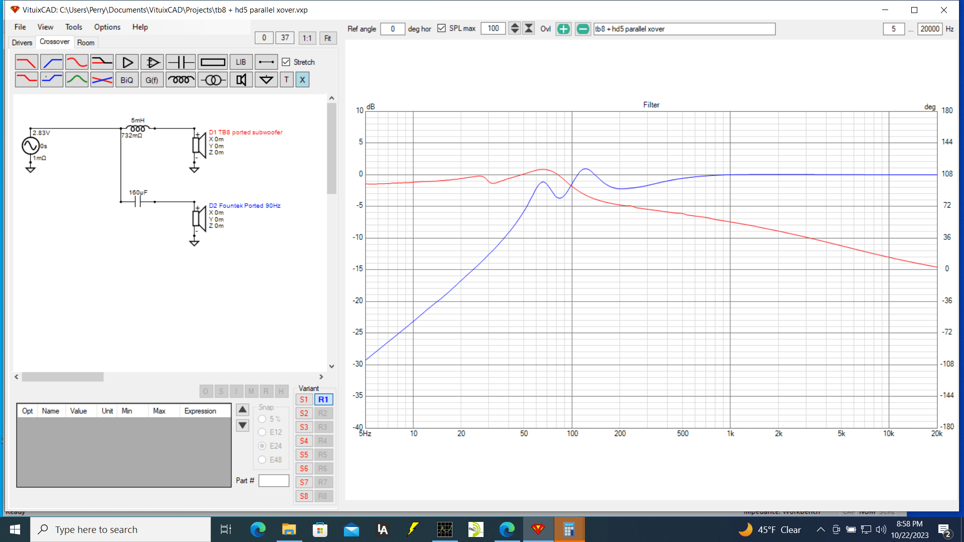 tb8 + fountek ported parallel xover.png