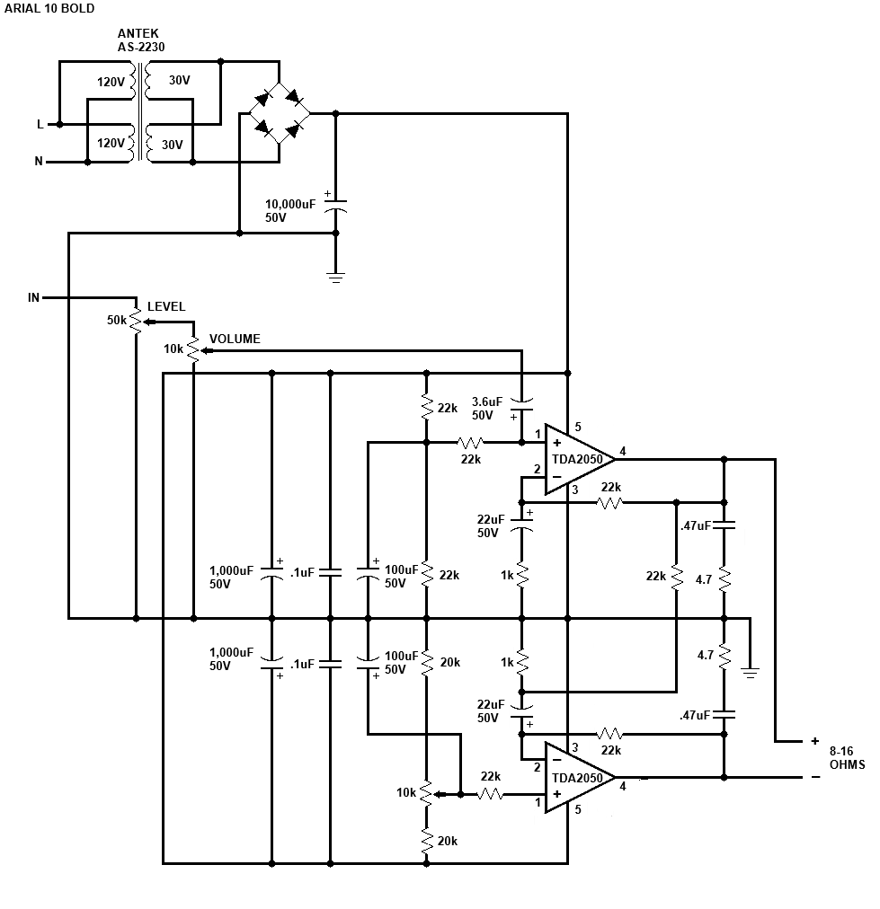 TDA2050 bridged amplifier 2.png