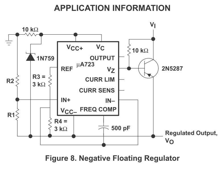 uA723 Floating Negative Regulator.png