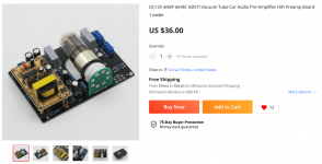 DC12V 6N8P (6H8C 6SN7) Vacuum Tube Car Audio Pre Amplifier HiFi Preamp Board.png