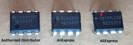 Left Genuine Ti NE5532        Middle and Right AliExpress.jpg