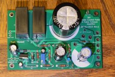 2SK180 193V Follower PCB R1 Right Channel board stuffed.jpg