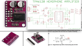 TPA6120 chip on pcb w Pavouk schema.png