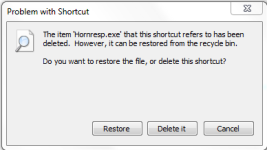 0Problem with shortcut.PNG