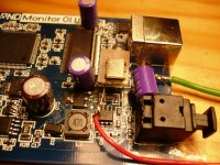 Clock in Place with battery power full.JPG
